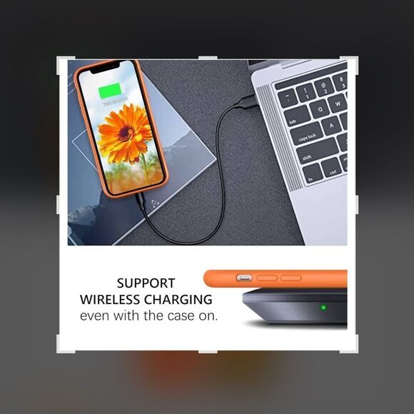 GUAGUA compatible with iPhone XS/X case 5.8 inch liquid silicone, soft gel - Picture 9 of 12